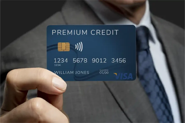 An Australian Man holding credit card for travel